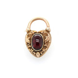 Victorian Garnet Padlock-Charlotte Sayers Antique Jewellery