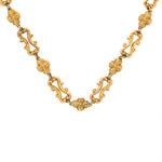 Victorian Gilt Metal Guard Chain-Charlotte Sayers Antique Jewellery