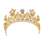 Victorian Gilt Metal Tiara-Charlotte Sayers Antique Jewellery