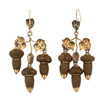 Victorian Girandole Hair Earrings-Charlotte Sayers Antique Jewellery