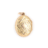 Victorian Gold Anchor Locket-Charlotte Sayers Antique Jewellery