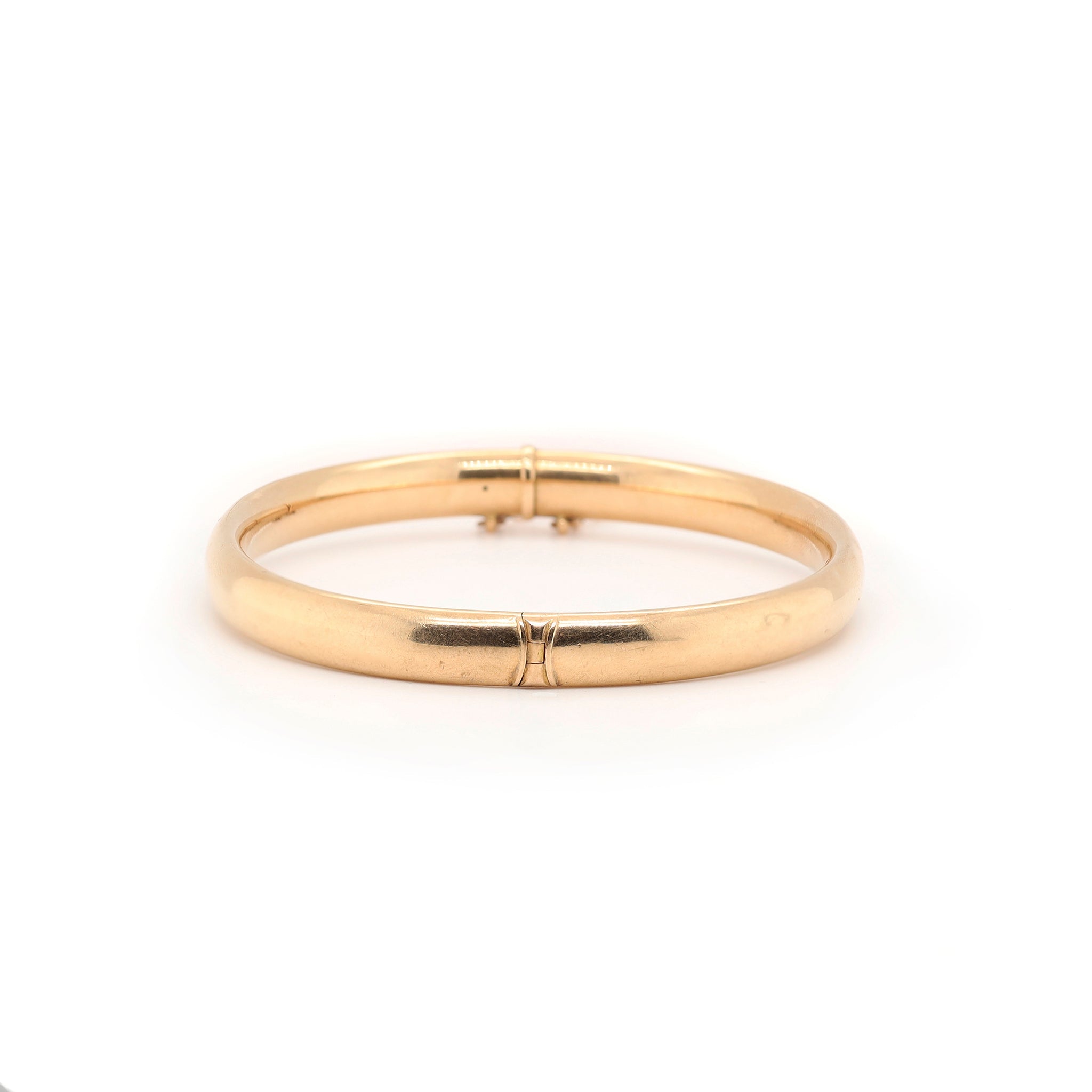 Victorian Gold Bangle-Charlotte Sayers Antique Jewellery