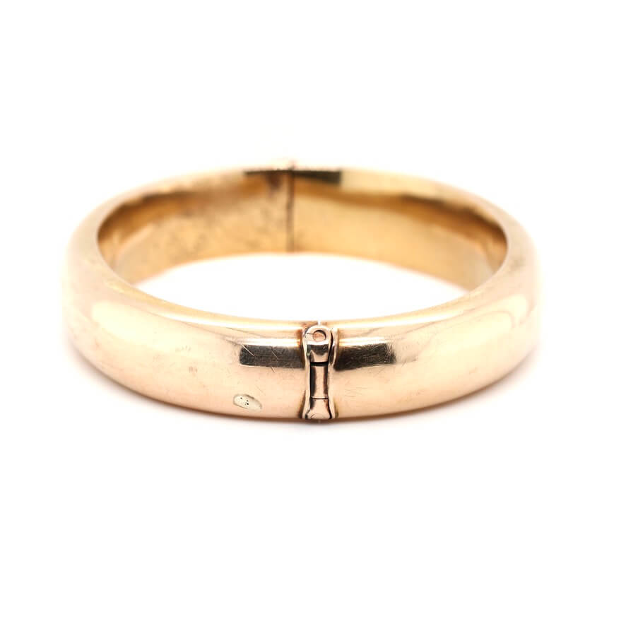 Victorian Gold Bangle-Charlotte Sayers Antique Jewellery