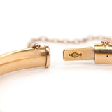 Victorian Gold Bangle-Charlotte Sayers Antique Jewellery