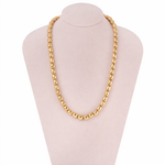 Victorian Gold Bead Necklace-Charlotte Sayers Antique Jewellery