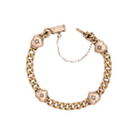 Victorian Gold Chain Bracelet-Charlotte Sayers Antique Jewellery