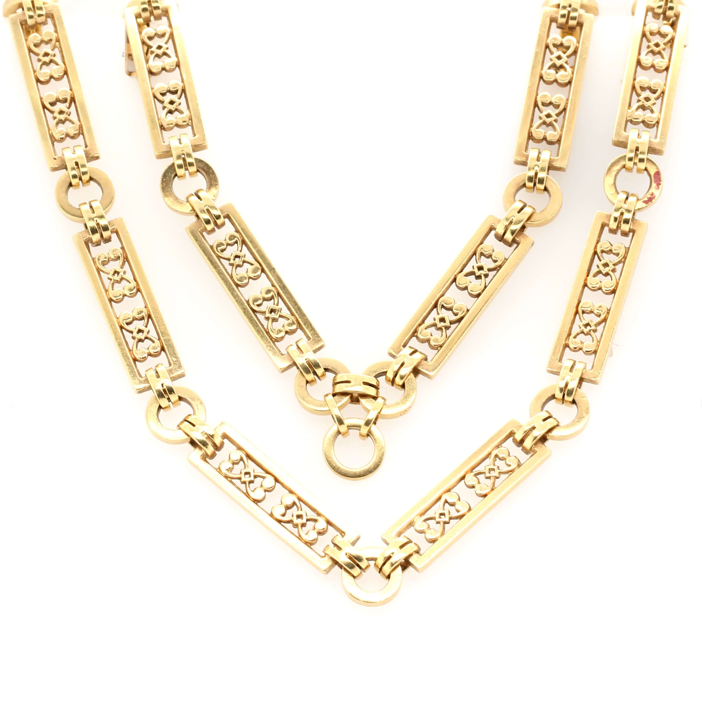 Victorian Gold Chain-Charlotte Sayers Antique Jewellery