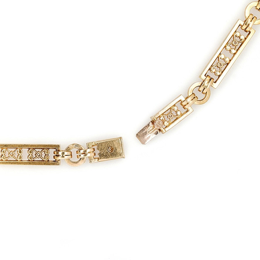 Victorian Gold Chain-Charlotte Sayers Antique Jewellery