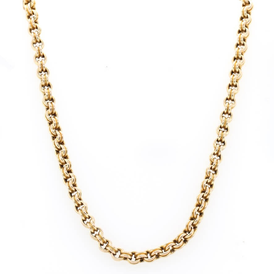 Victorian Gold Chain-Charlotte Sayers Antique Jewellery