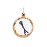 Victorian Gold Compass Pendant-Charlotte Sayers Antique Jewellery
