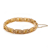 Victorian Gold Gate Bracelet-Charlotte Sayers Antique Jewellery