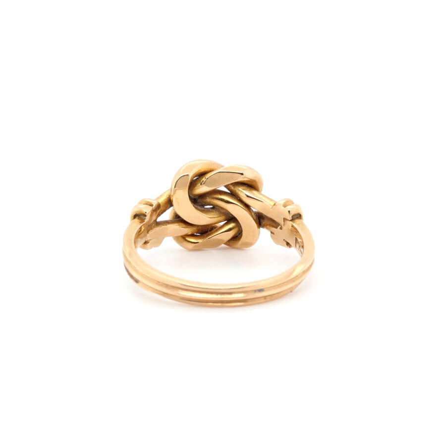 Victorian Gold Knot Ring-Charlotte Sayers Antique Jewellery