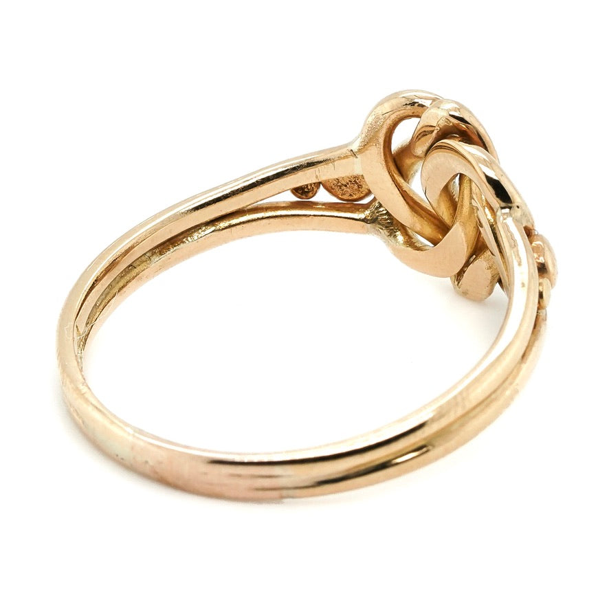 Victorian Gold Knot Ring-Charlotte Sayers Antique Jewellery