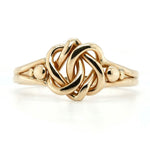 Victorian Gold Knot Ring-Charlotte Sayers Antique Jewellery