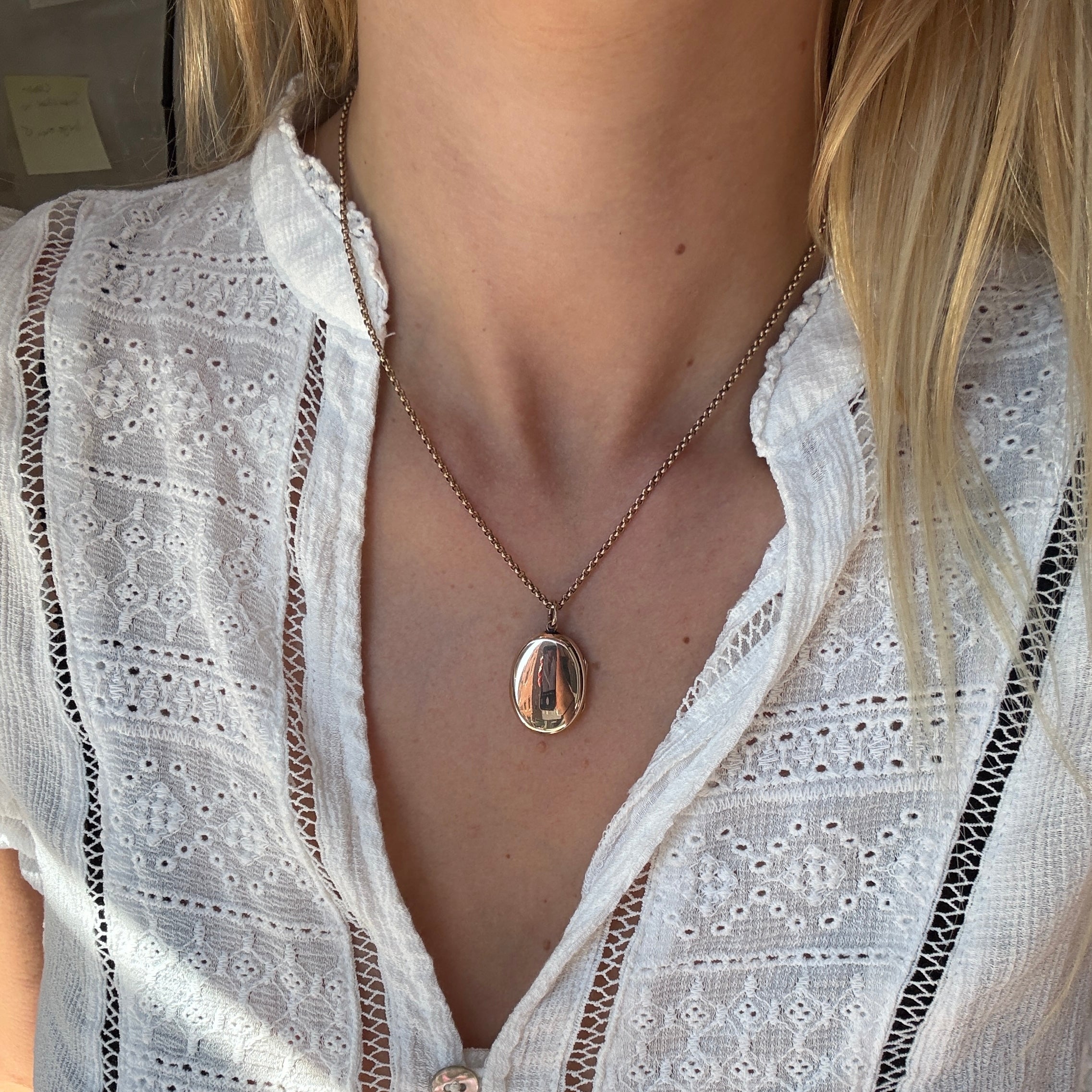 Victorian Gold Locket-Charlotte Sayers Antique Jewellery
