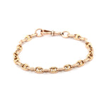 Victorian Gold Marine Link Bracelet-Charlotte Sayers Antique Jewellery