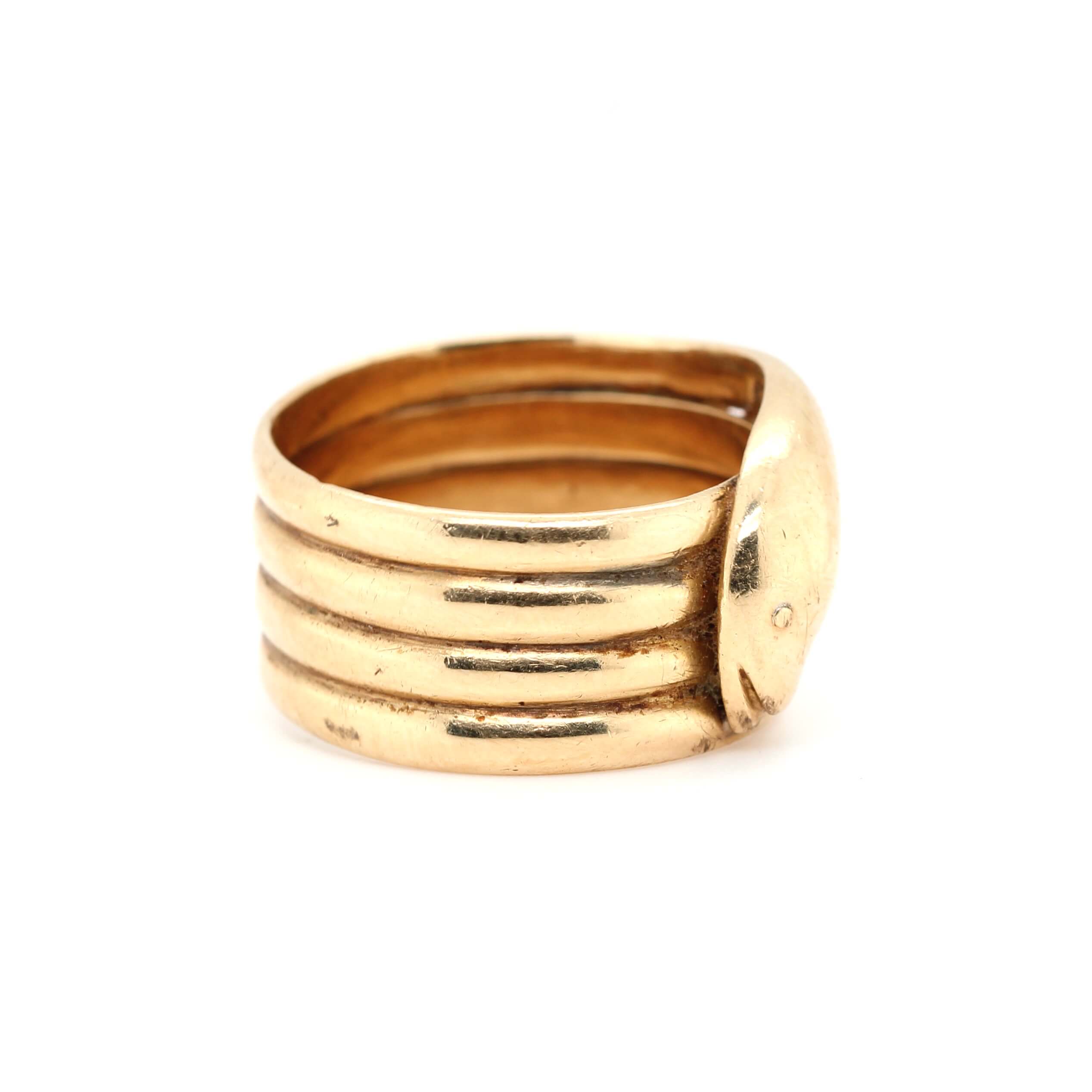 Victorian Gold Snake Ring-Charlotte Sayers Antique Jewellery