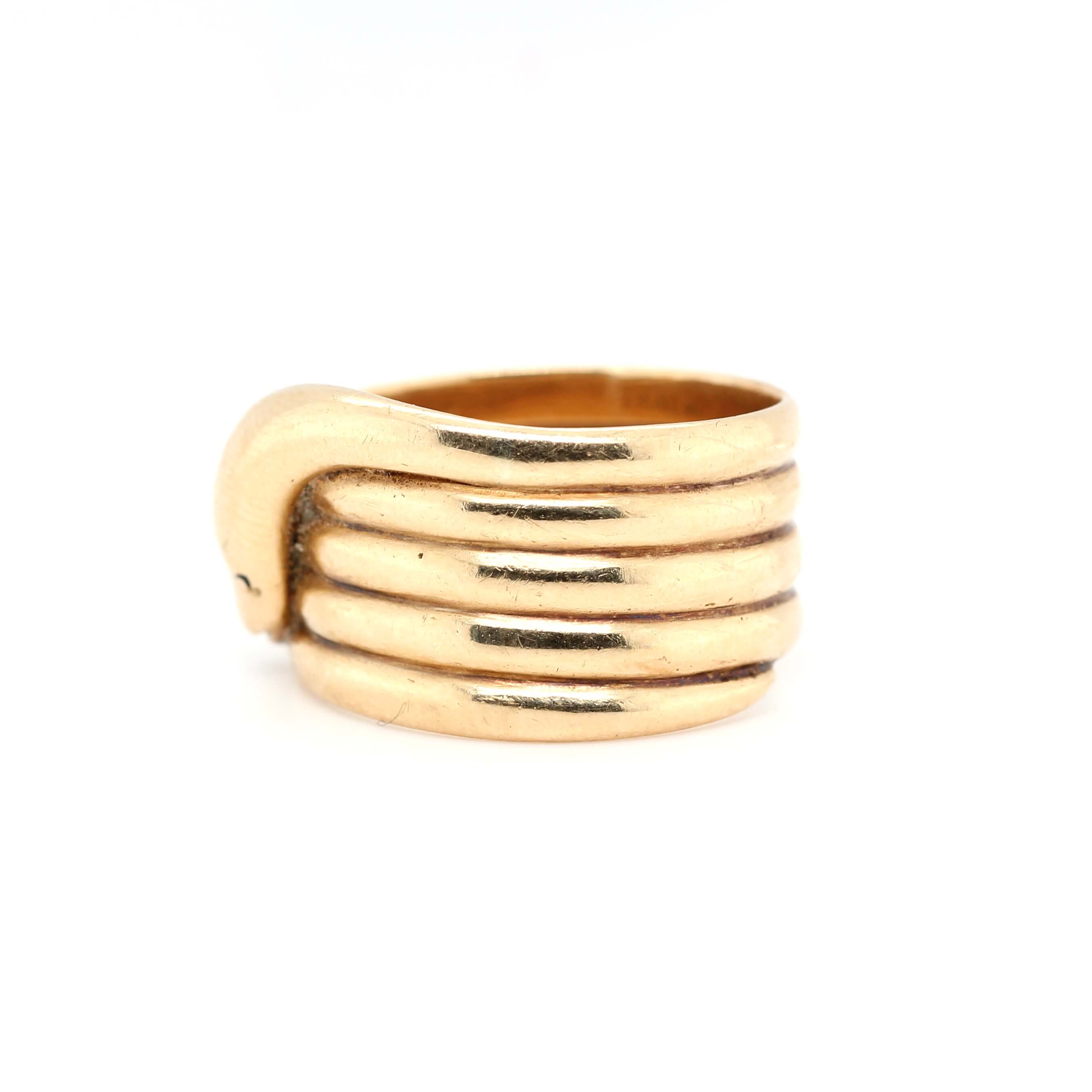 Victorian Gold Snake Ring-Charlotte Sayers Antique Jewellery