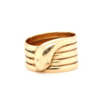 Victorian Gold Snake Ring-Charlotte Sayers Antique Jewellery