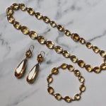 Victorian Gold and Citrine Rivière-Charlotte Sayers Antique Jewellery