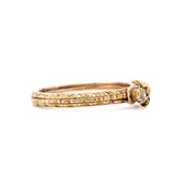 Victorian Gold and Diamond Fede Ring-Charlotte Sayers Antique Jewellery