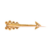 Victorian Gold and Pearl Arrow Brooch-Charlotte Sayers Antique Jewellery