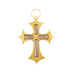 Victorian Gothic Cross Pendant-Charlotte Sayers Antique Jewellery
