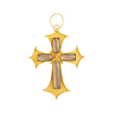 Victorian Gothic Cross Pendant-Charlotte Sayers Antique Jewellery