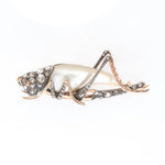 Victorian Grasshopper Brooch-Charlotte Sayers Antique Jewellery