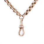 Victorian Guard Chain with Dog Clip-Charlotte Sayers Antique Jewellery