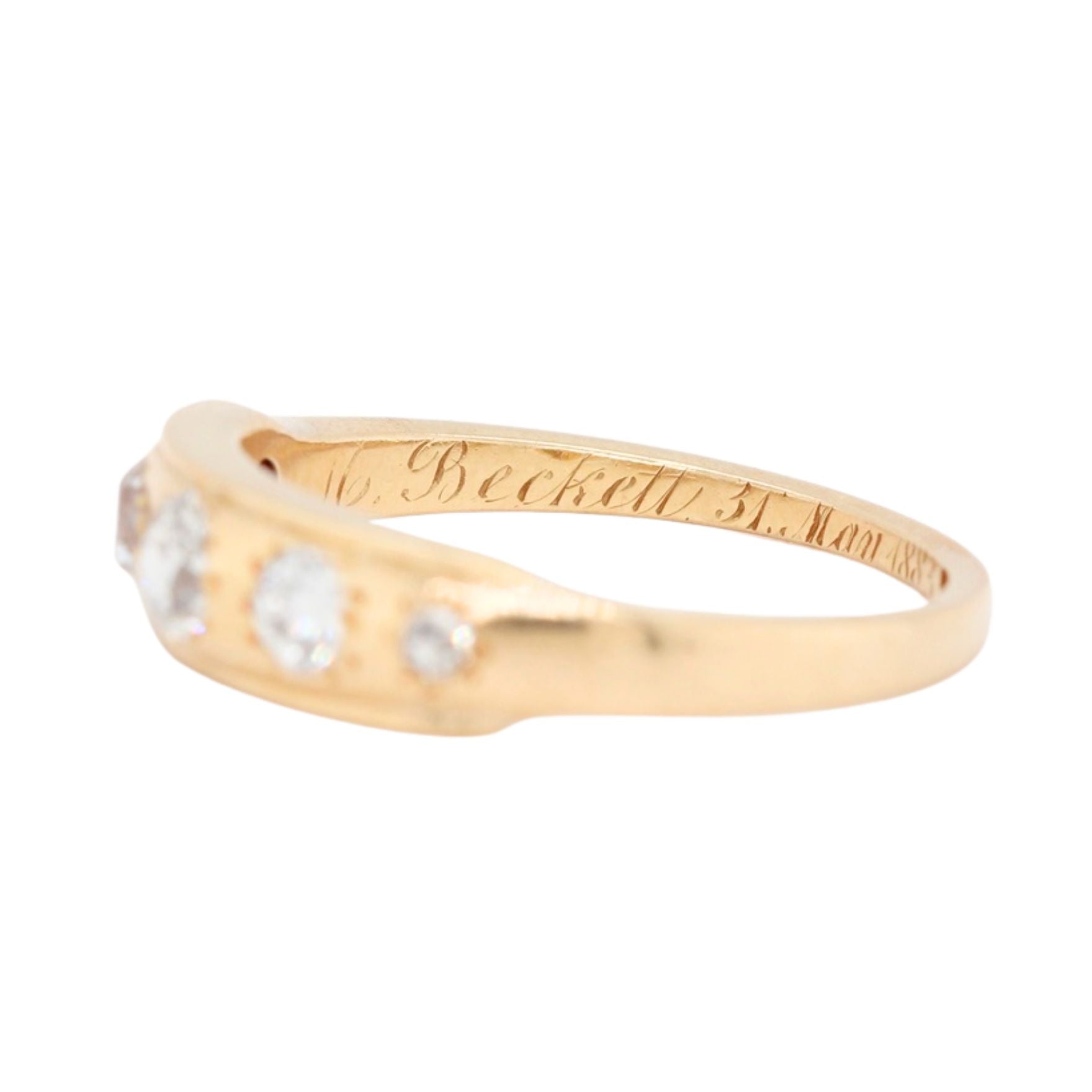 Victorian Gypsy Ring-Charlotte Sayers Antique Jewellery
