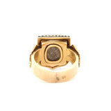 Victorian Hardstone Signet Ring-Charlotte Sayers Antique Jewellery