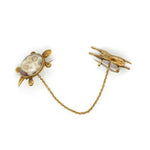 Victorian Hare and Tortoise Brooch-Charlotte Sayers Antique Jewellery