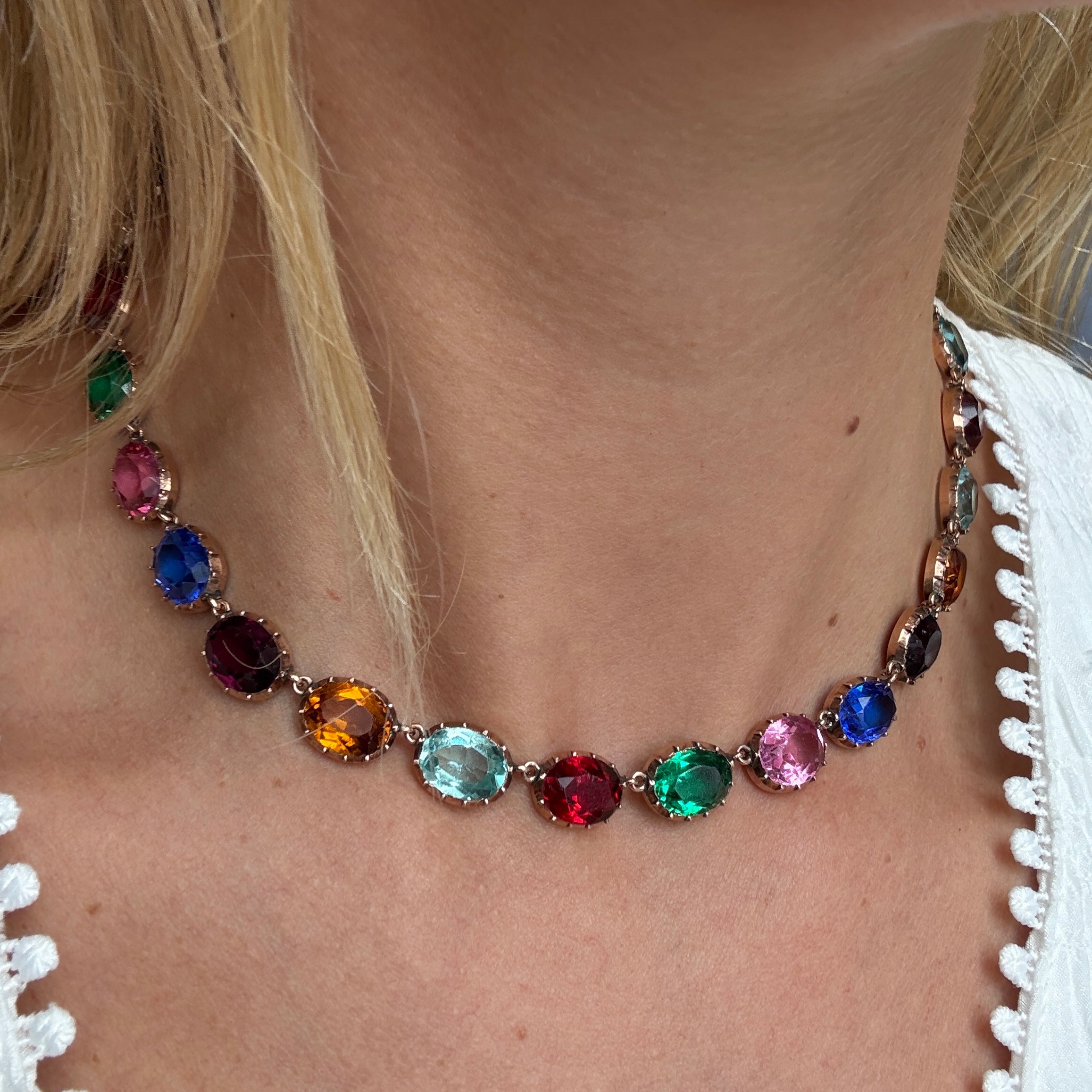 Victorian Harlequin Rivière-Charlotte Sayers Antique Jewellery