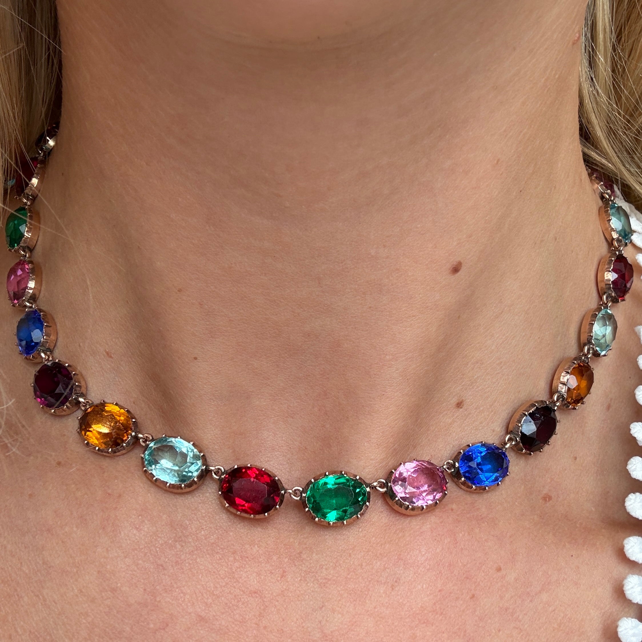 Victorian Harlequin Rivière-Charlotte Sayers Antique Jewellery