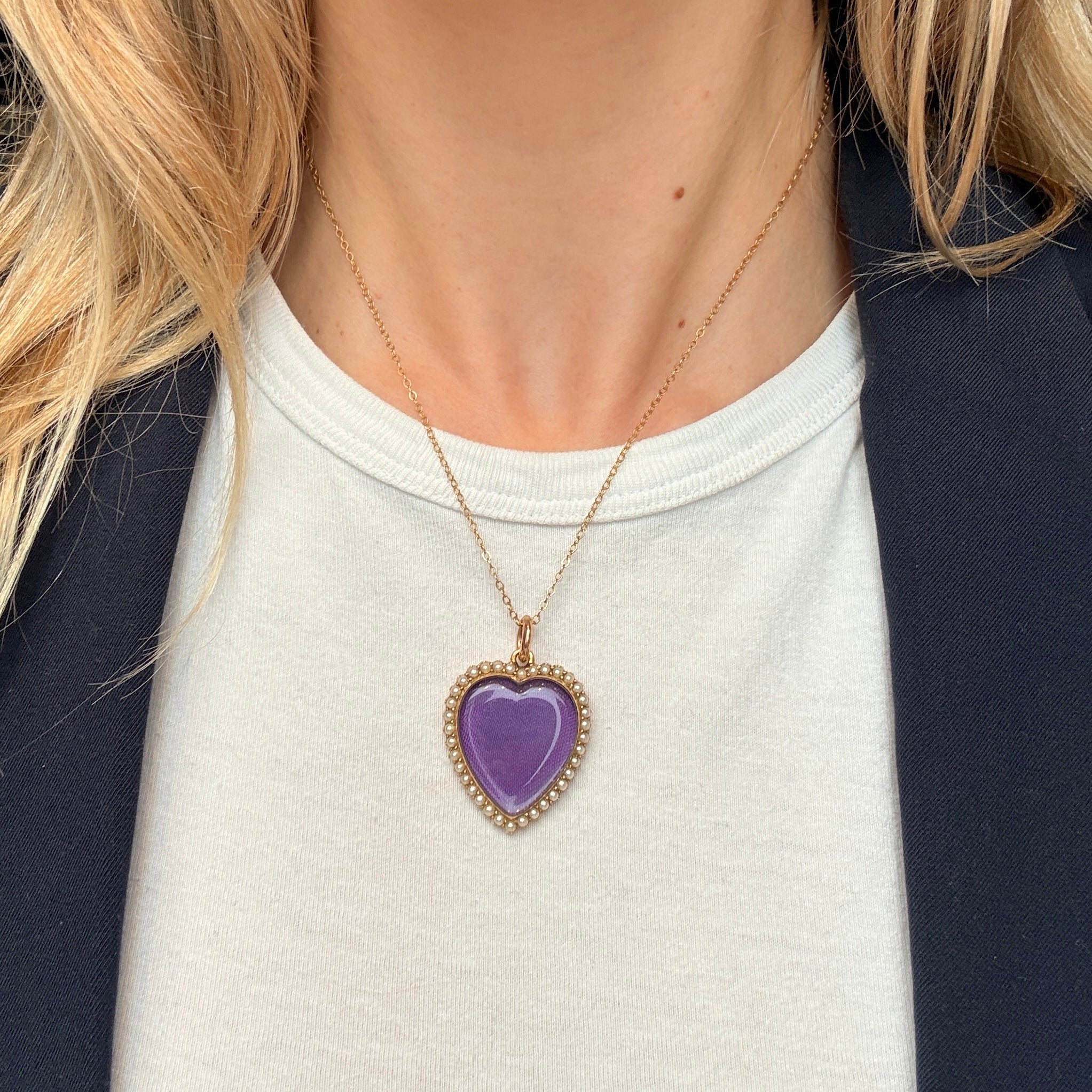 Victorian Heart Locket-Charlotte Sayers Antique Jewellery