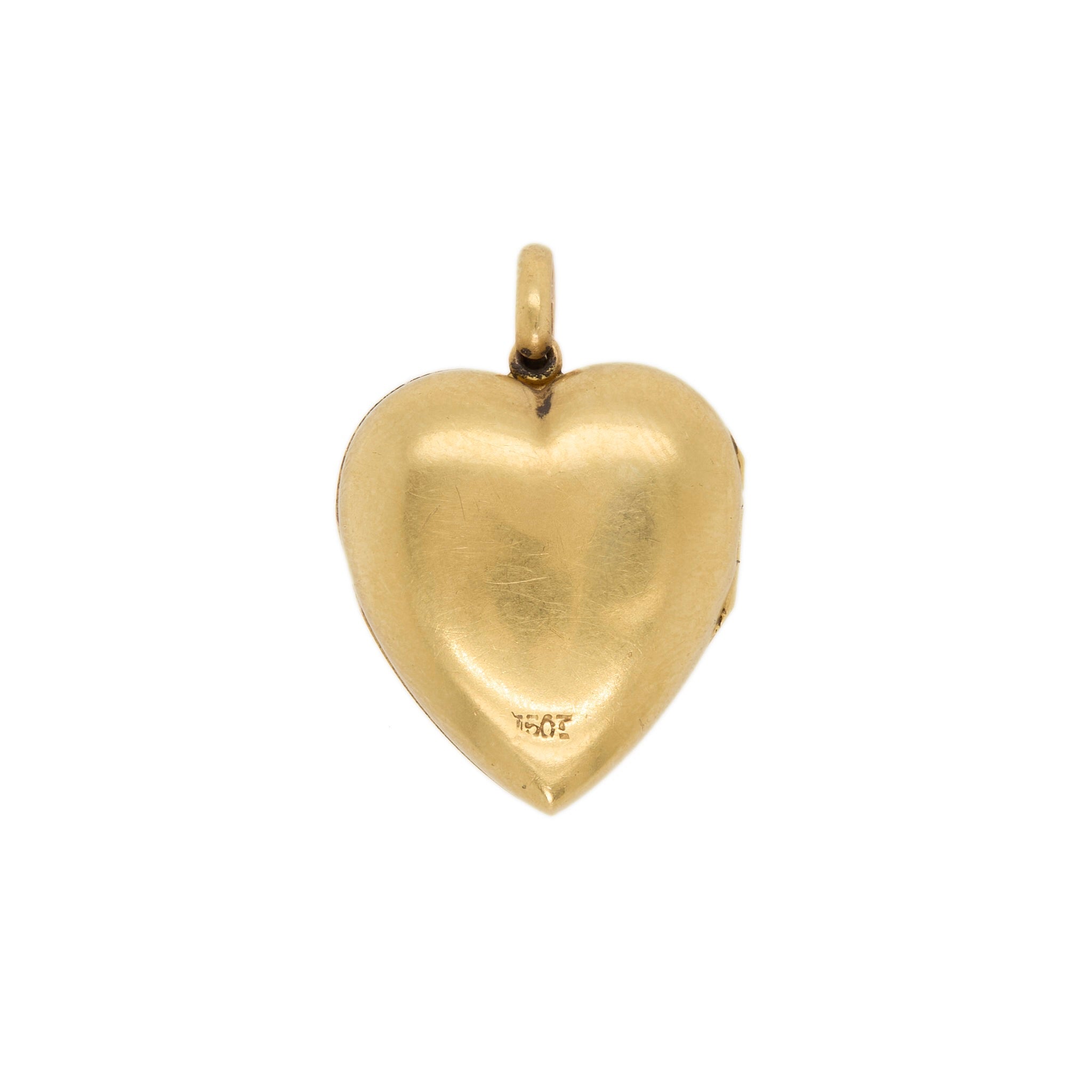 Victorian Heart Locket-Charlotte Sayers Antique Jewellery