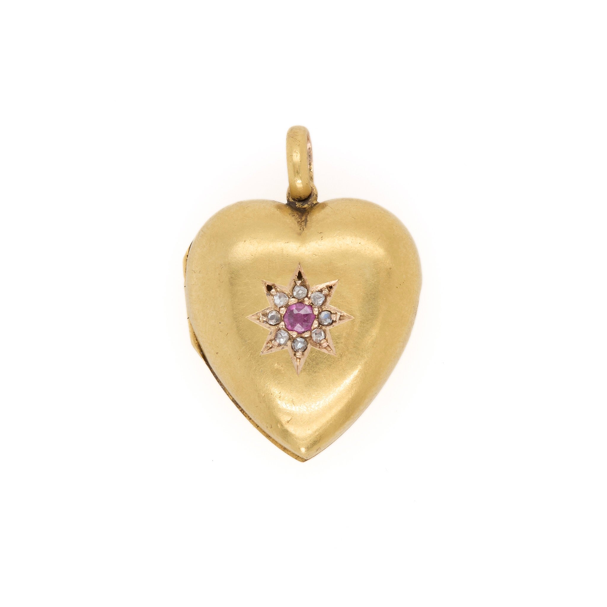Victorian Heart Locket-Charlotte Sayers Antique Jewellery