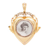 Victorian Heart Locket-Charlotte Sayers Antique Jewellery