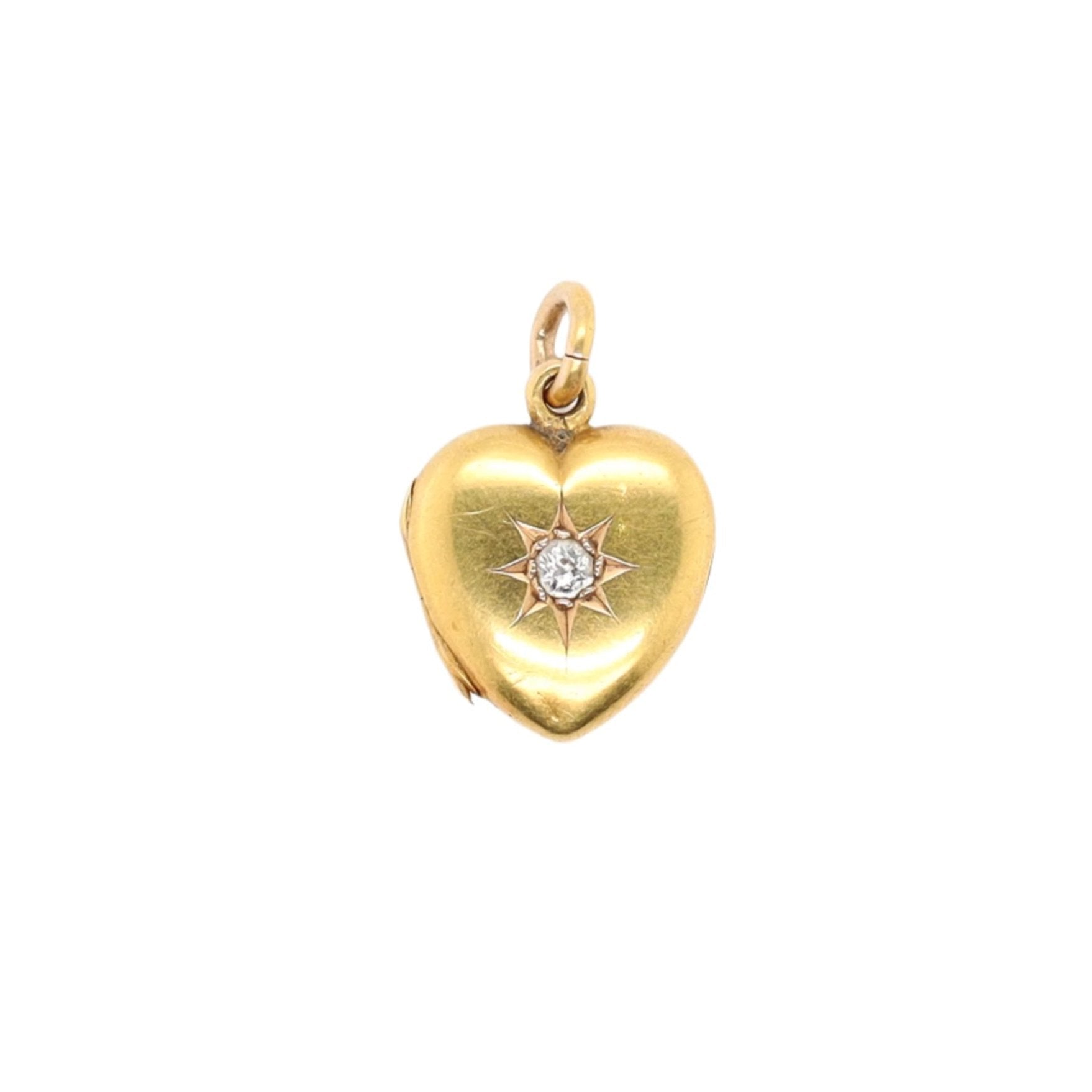 Victorian Heart Locket-Charlotte Sayers Antique Jewellery