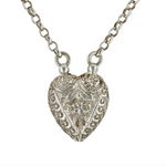 Victorian Heart Pendant-Charlotte Sayers Antique Jewellery