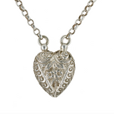 Victorian Heart Pendant-Charlotte Sayers Antique Jewellery