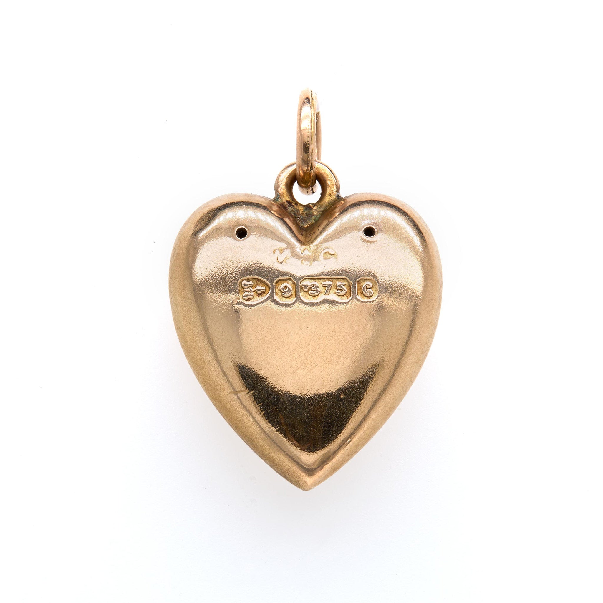 Victorian Heart Pendant-Charlotte Sayers Antique Jewellery