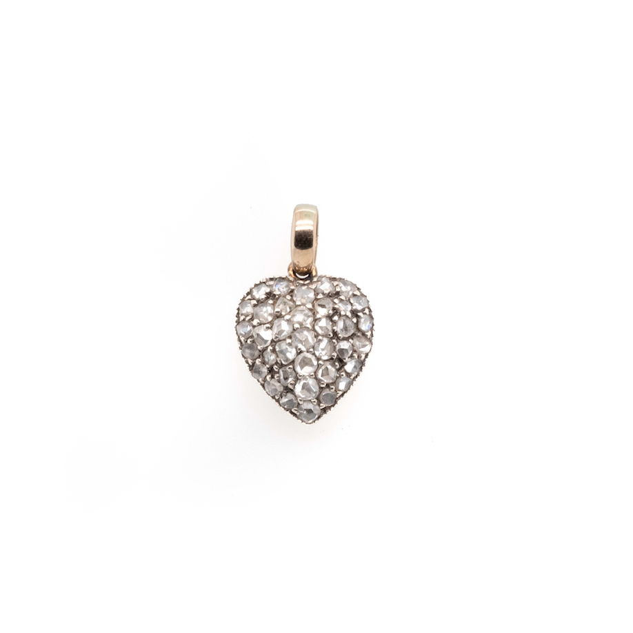 Victorian Heart Pendant-Charlotte Sayers Antique Jewellery