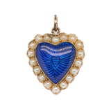 Victorian Heart Pendant-Charlotte Sayers Antique Jewellery