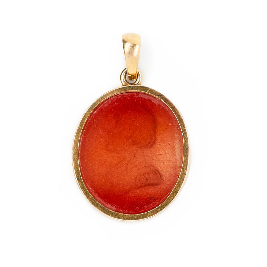 Victorian Intaglio Note Victorian Horatio Nelson Intaglio Pendant – Charlotte Sayers