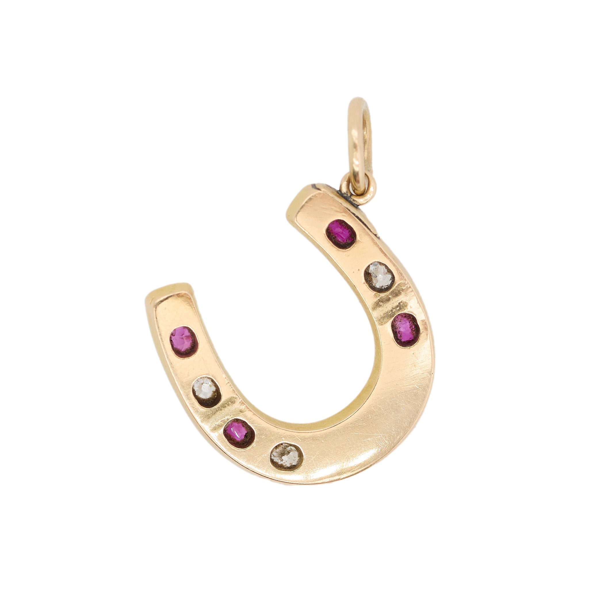 Victorian Horseshoe Pendant-Charlotte Sayers Antique Jewellery