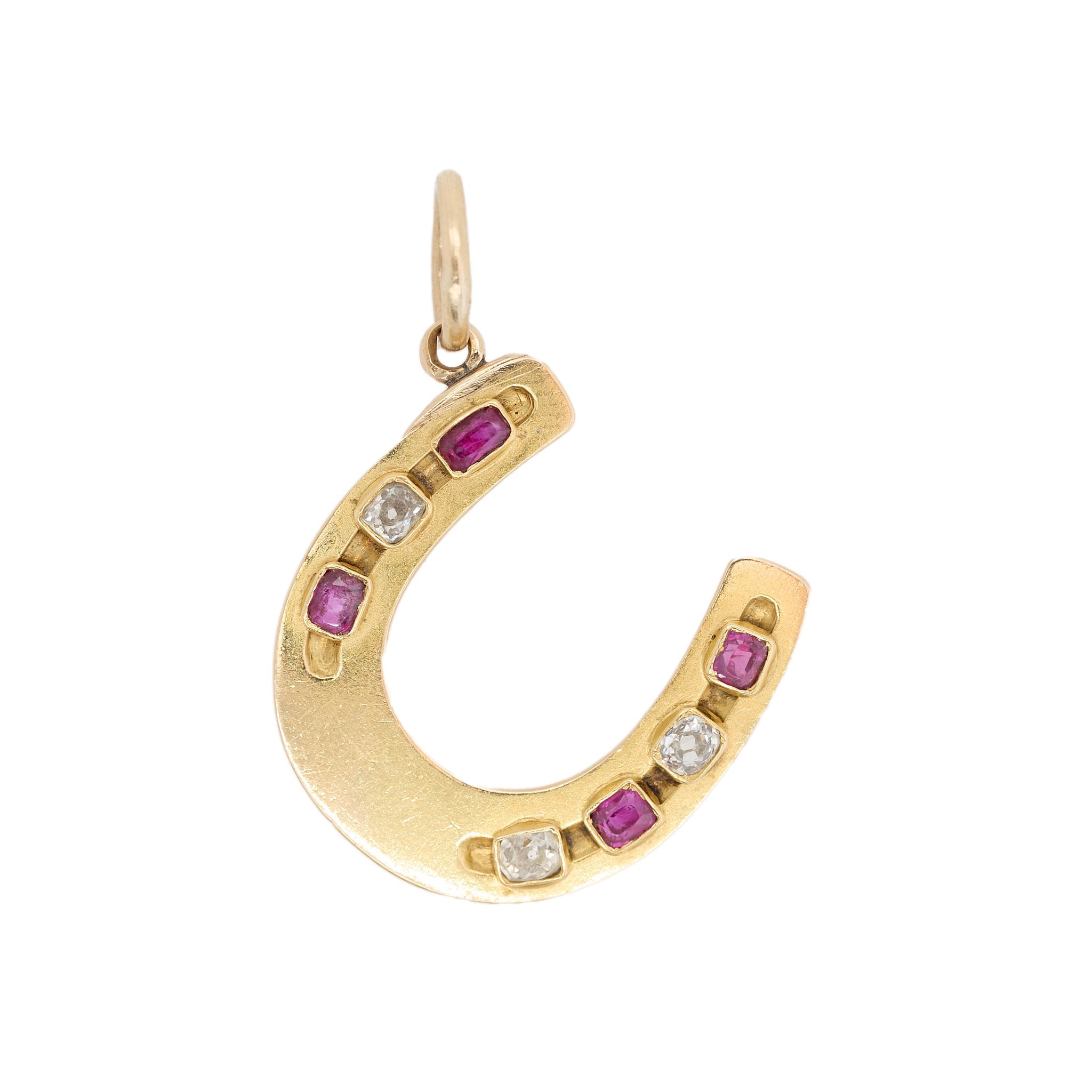 Victorian Horseshoe Pendant-Charlotte Sayers Antique Jewellery