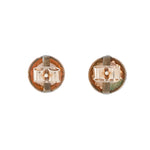 Victorian Imperial Topaz Earrings-Charlotte Sayers Antique Jewellery