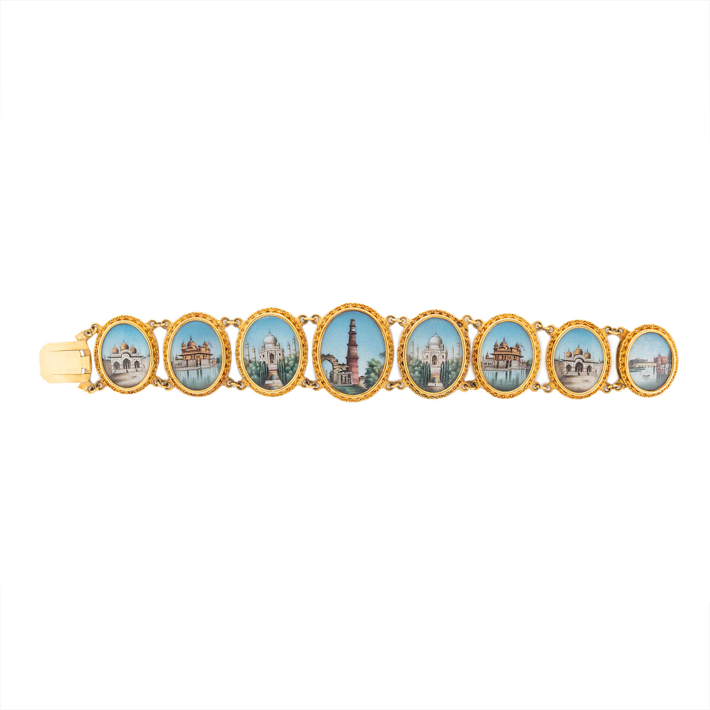 Victorian Indian Miniature Bracet-Charlotte Sayers Antique Jewellery